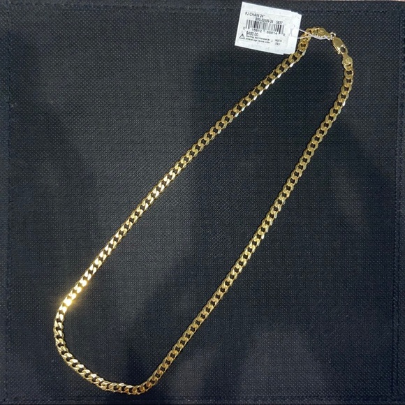 24 Inch Curb Chain Necklace - Picture 2 of 4